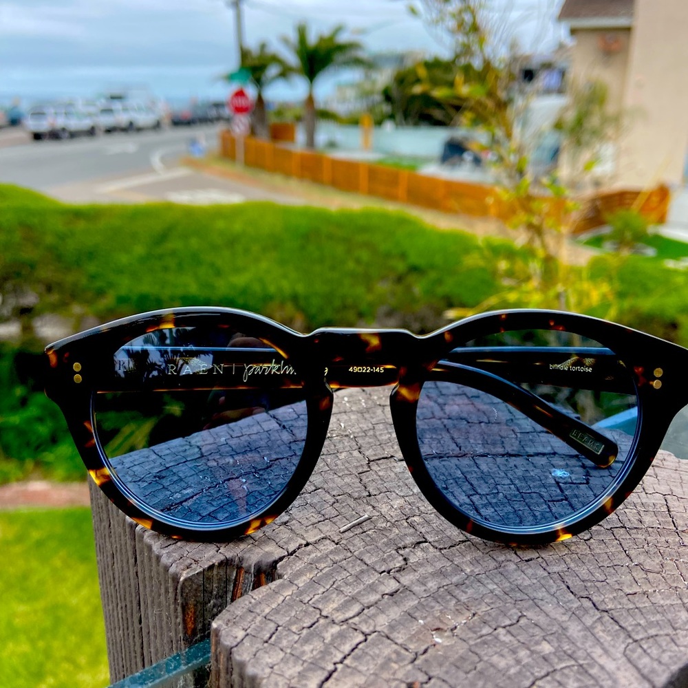 RAEN Brindle parkhurst 49 sunglasses. Never been worn. Dark tortoise.